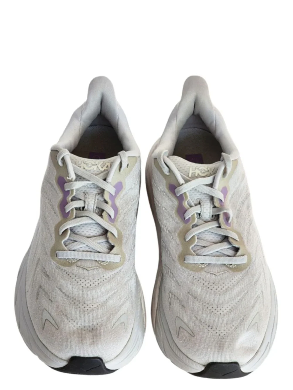 HOKA One One Women's Arahi 6 Athletic‎ Running Shoes Sneakers Light Gray Size 9